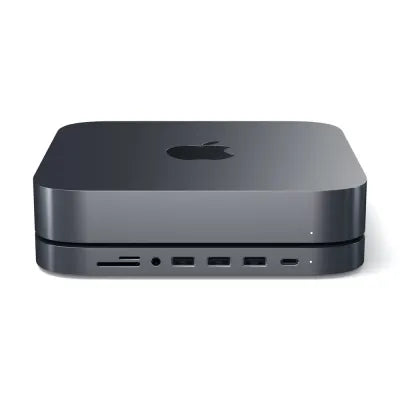 Satechi Aluminium Stand And Hub For Mac Mini/Mac Studio (Space Grey) - Digital3d.com.au